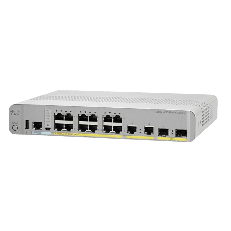 Cisco Catalyst 3560CX 8 Port Layer 3 PoE Switch WS-C3560CX-8XPD-S