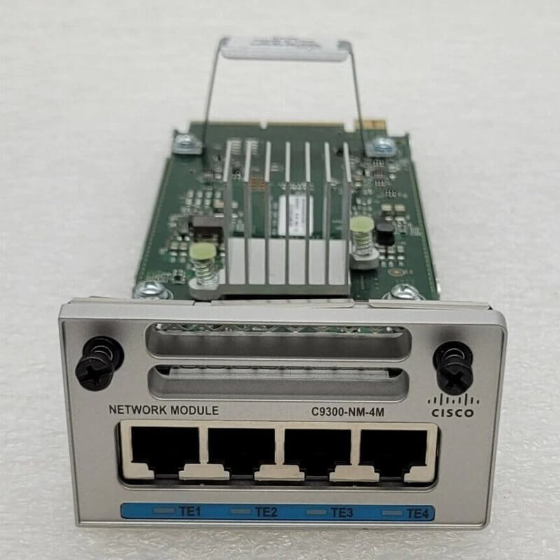 C9300-NM-4M Cisco 9300 Series 4x 1G Network Module.