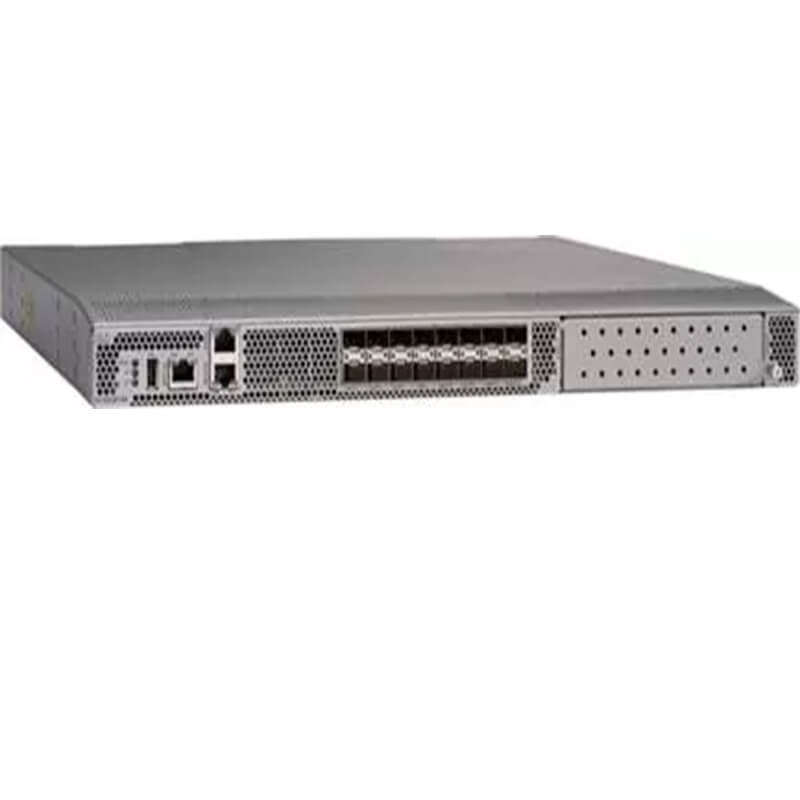 Cisco DS-C9132T-MEK9 MDS 9132T 16x 32GB FC SFP+ (8x Active) B-F SAN Switch